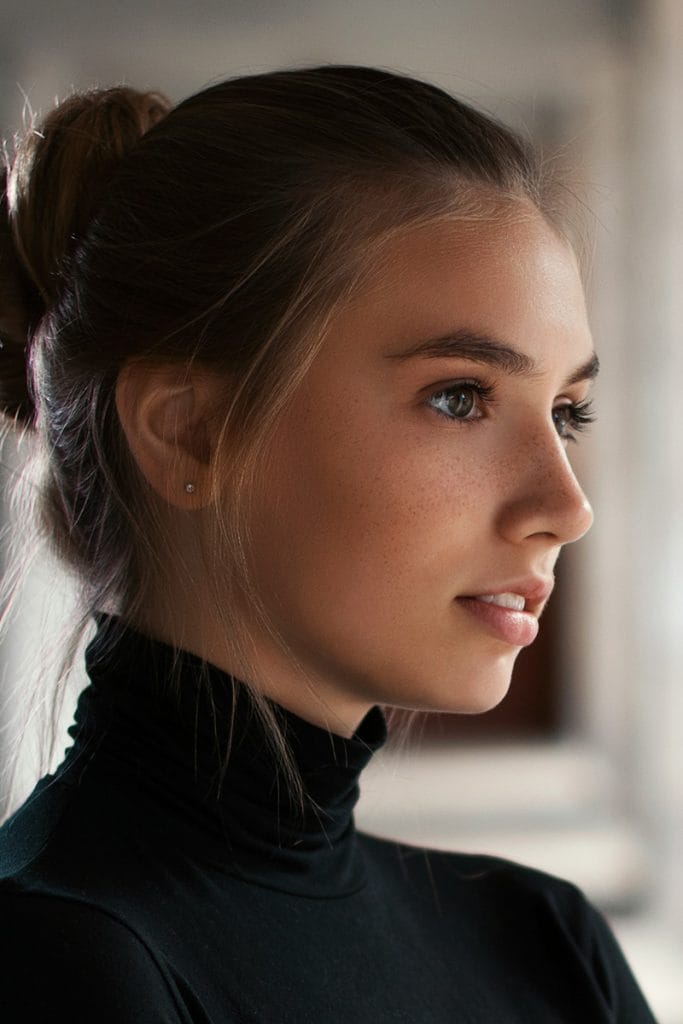 A beautiful nose- emulating the ideal results for a rhinoplasty with Dr. Randall in Morristown, NJ